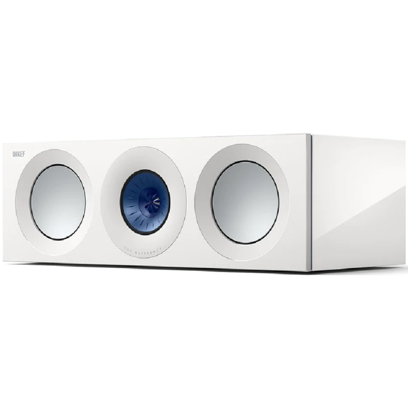 KEF Reference 2c Meta Centre Speaker - Gloss White / Blue