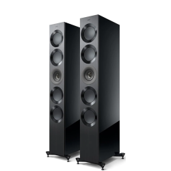 KEF Reference 5 Meta Floorstanding Speakers - Gloss Black/Grey