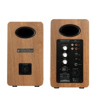 Airpulse A80 Wireless Speakers - Walnut