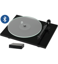 Pro-Ject T1 + Phono Box E BT5 turntable - Piano Black