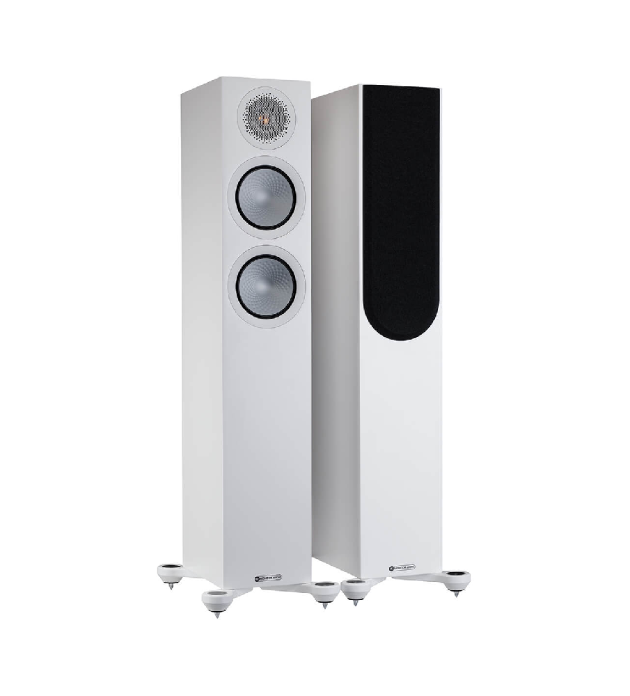 Monitor Audio Silver 200 (7G) Floorstanding Speakers - Satin White