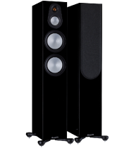 Monitor Audio Silver 300 (7G) Floorstanding Speakers - Gloss Black