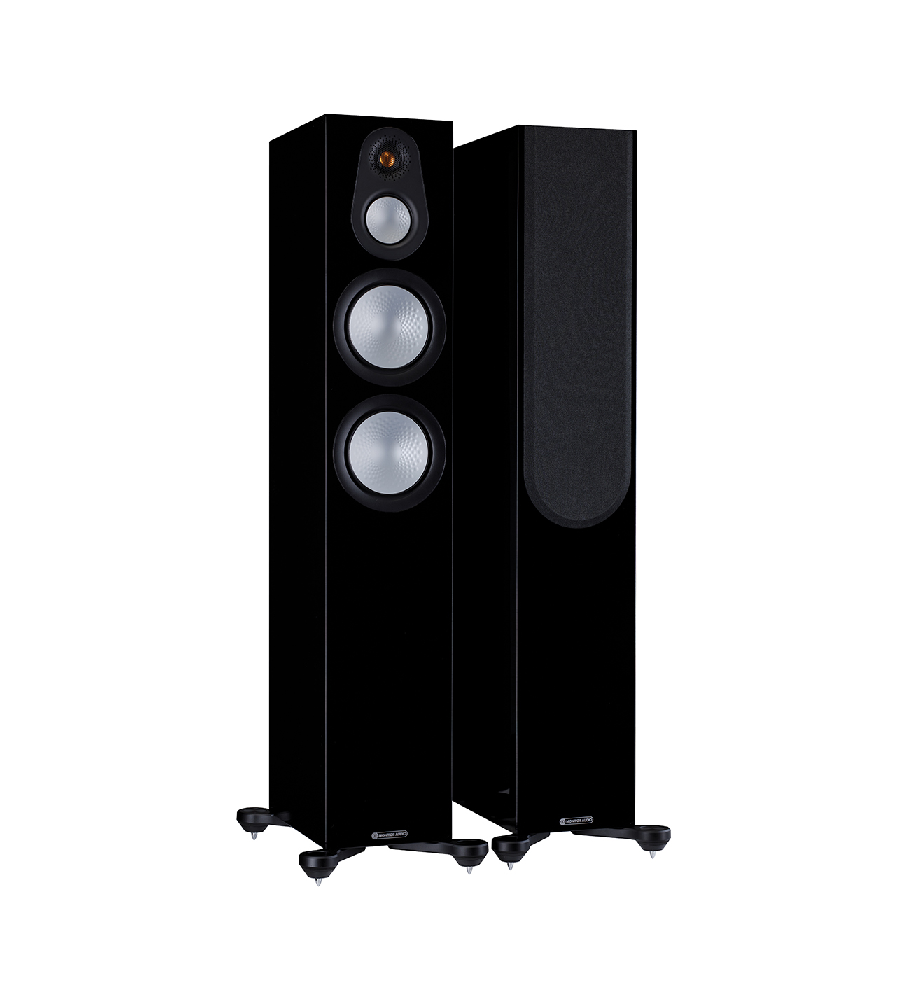 Monitor Audio Silver 300 (7G) Floorstanding Speakers - Gloss Black