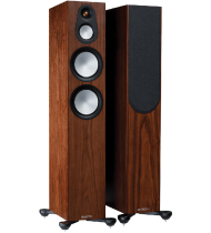 Monitor Audio Silver 300 (7G) Floorstanding Speakers - Natural Walnut