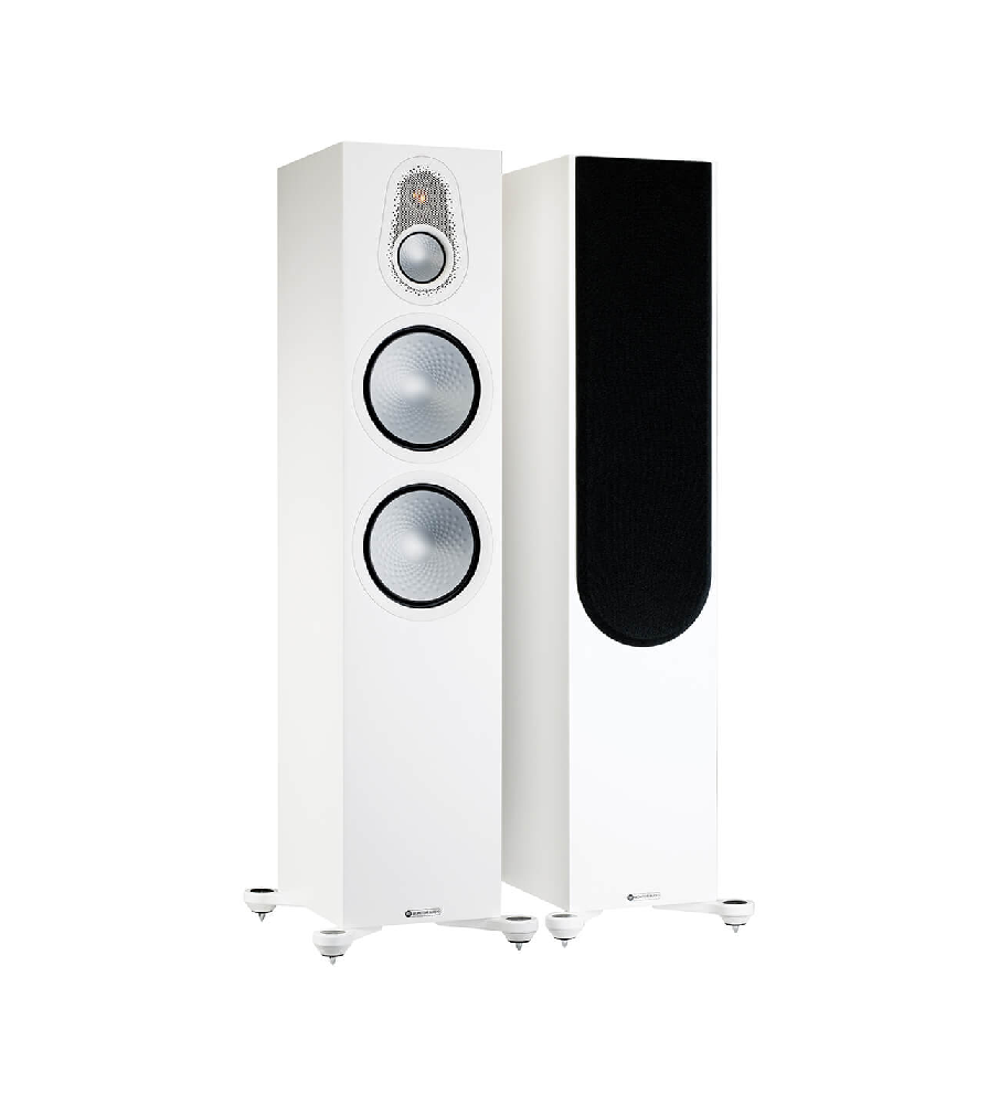 Monitor Audio Silver 500 (7G) Floorstanding Speakers - Satin White