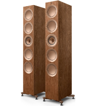 KEF R11 Meta Floorstanding Speakers - Walnut