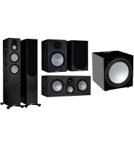 Monitor Audio Silver 300(7G) 5.1 Speaker Package - Black Oak