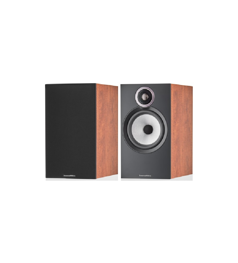 Bowers & Wilkins 606 s3 Bookshelf Speakers - Red Cherry