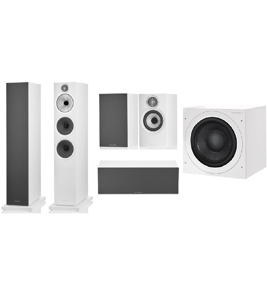 Bowers & Wilkins 603 s3 5.1 Speaker Package - White