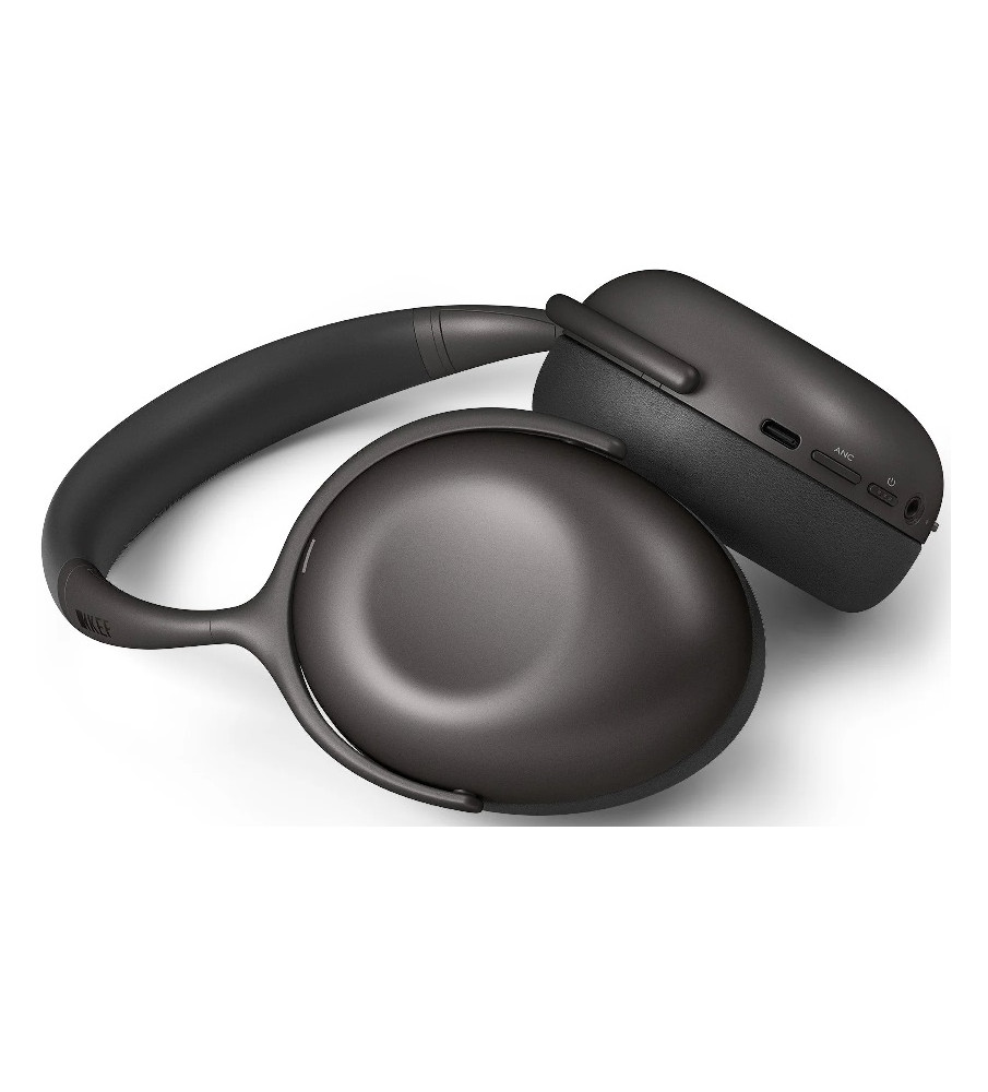 KEF Mu7 Noise Cancelling Over ear Wireless Headphones Charcoal Grey