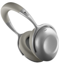 KEF Mu7 Noise Cancelling Over-ear Wireless Headphones - Silver Grey