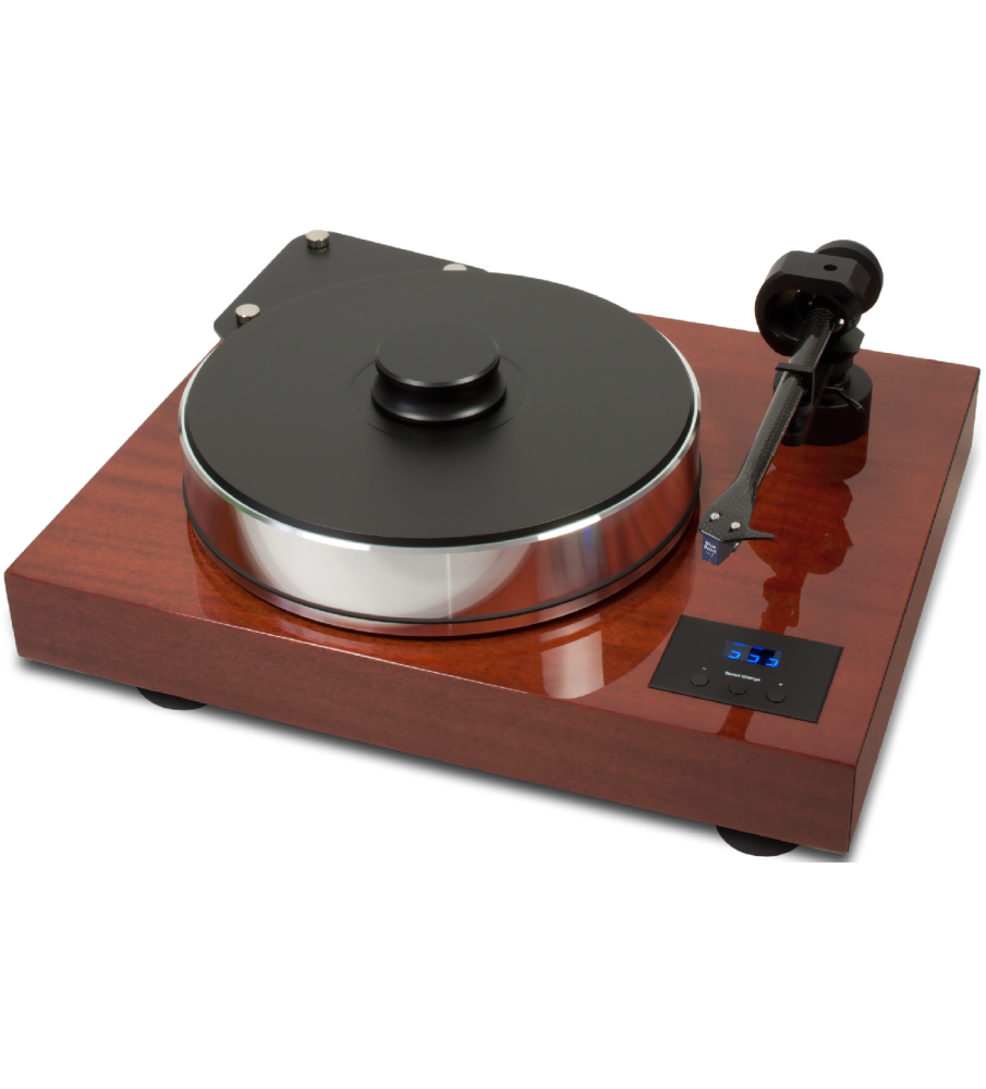 Pro-Ject Xtension 10 Evolution Turntable with Cadenza Red - Mahogany