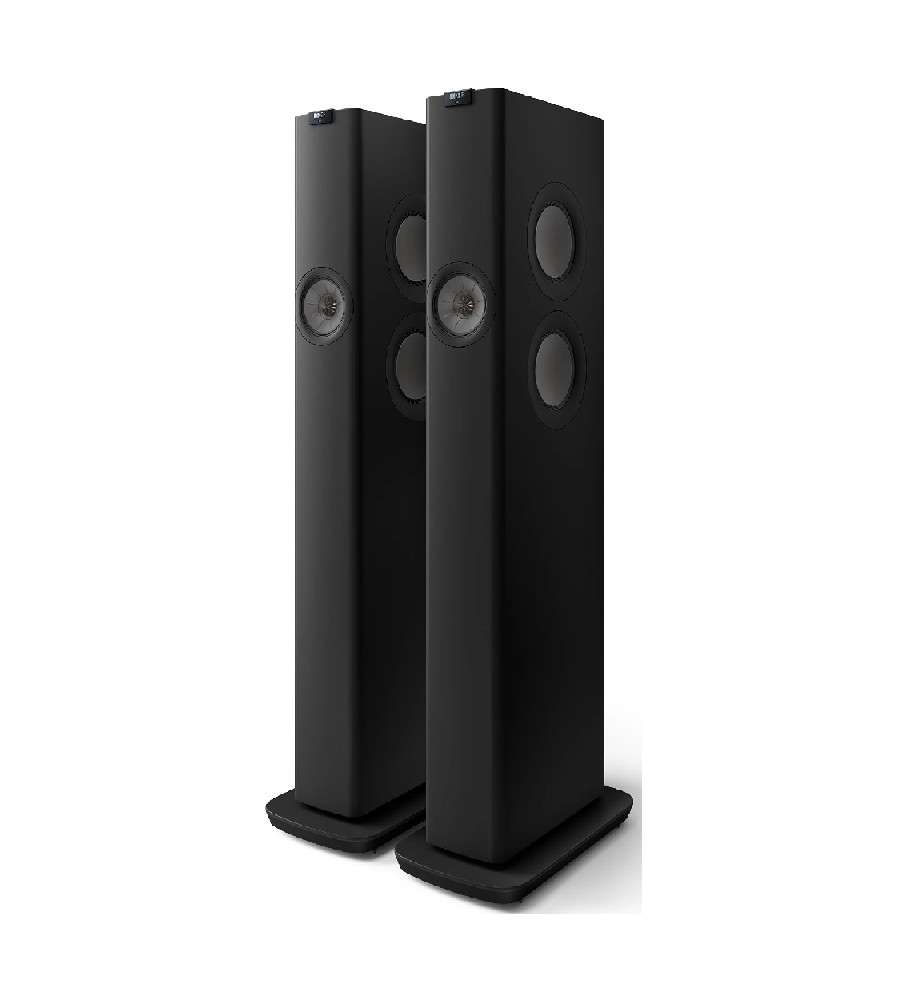 KEF LS60W Wireless Floorstanding Speakers - Carbon Black
