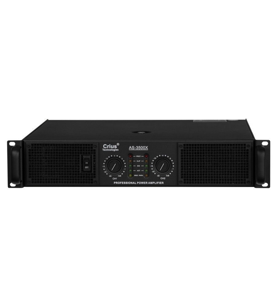 Crius Technologies AS-3500X 3500 watt RMS Power Amplifier