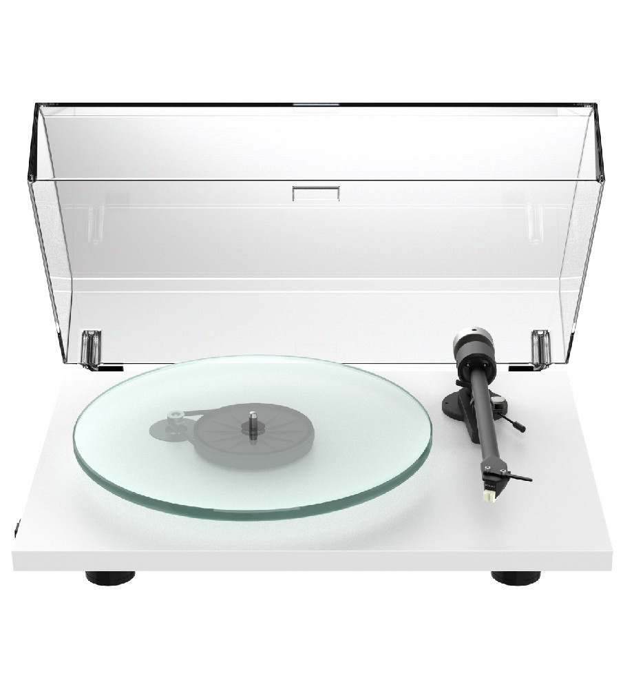 Pro-Ject T2 W Turntable with Ortofon 2M Red Cartridge - High Gloss White