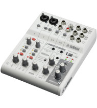 Yamaha AG06MK2 Live Streaming Mixer - White