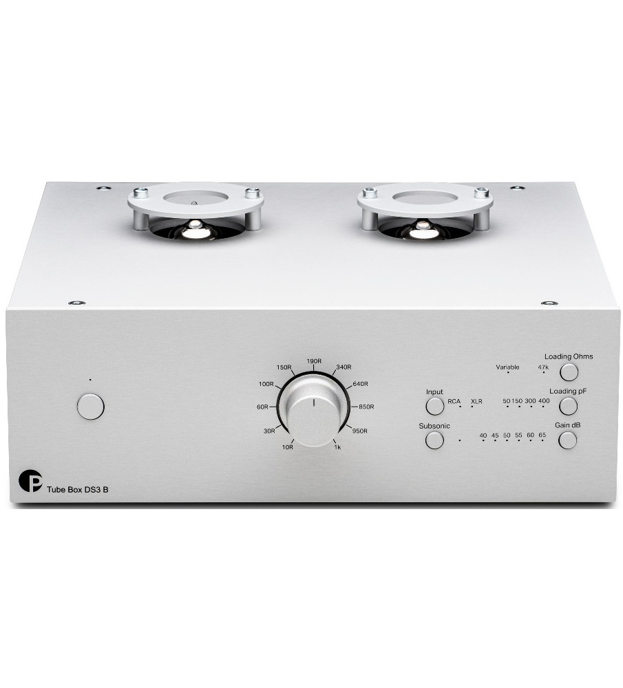 Pro-Ject Tube Box DS3 B True Balanced Phono Preamplifier - Silver