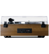 Lenco LS-410WA Turntable with 4 Built-in Speakers & Bluetooth - Walnut