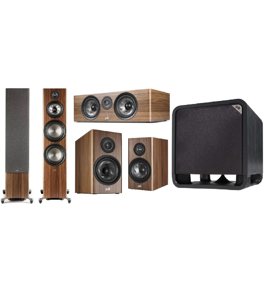 Polk Reserve R600 Floorstanding Speakers 5.1 Package - Brown