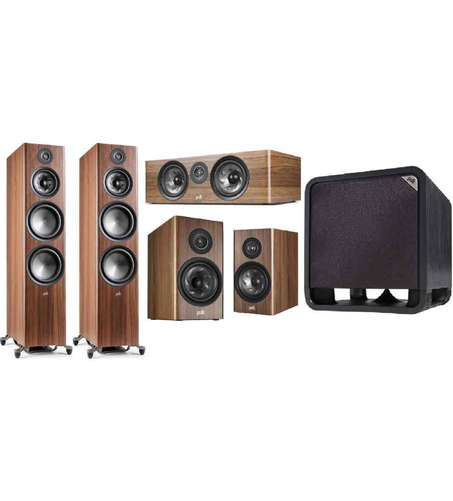 Polk Reserve R700 Floorstanding Speakers 5.1 Package - Brown