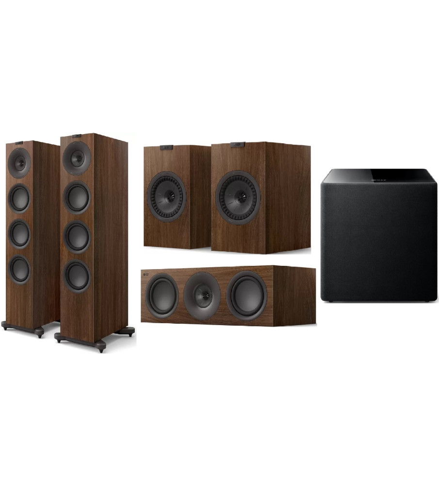KEF Q11 Meta 5.1 Speaker Package - Walnut