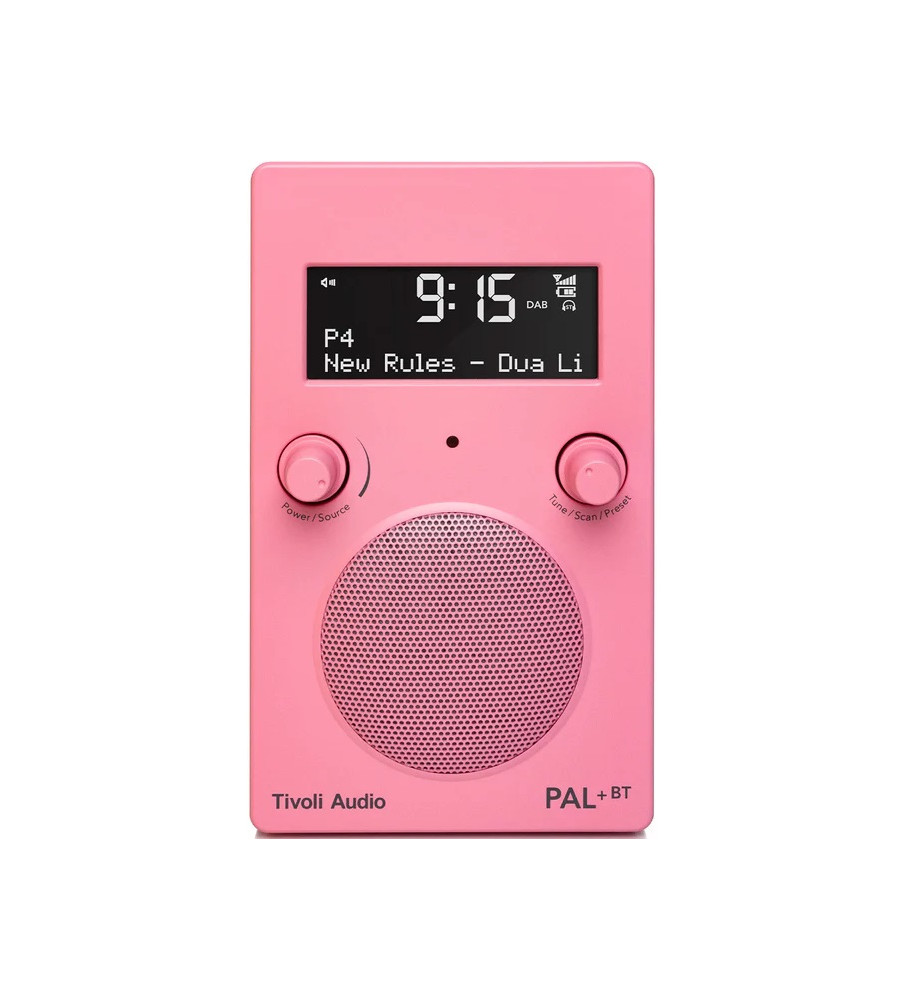 Tivoli Audio PAL+ BT DAB+ Portable Wireless Speaker - Pink