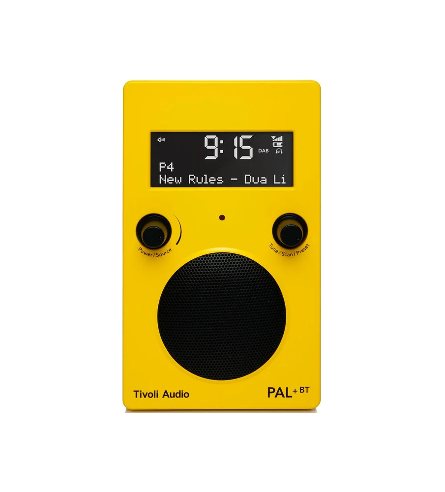 Tivoli Audio PAL+ BT DAB+ Portable Wireless Speaker - Yellow