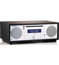 Tivoli Audio Music System + CD/AM/FM/DAB+ Wireless Speaker - Black Ash/Silver