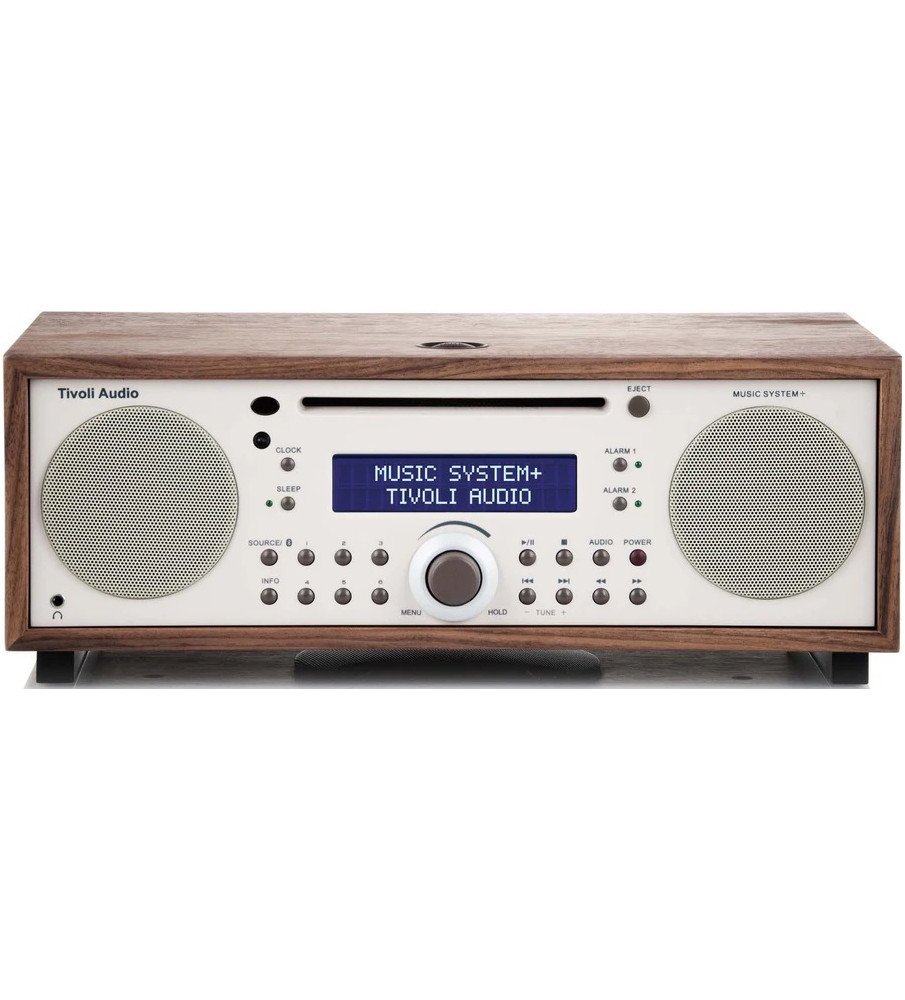 Tivoli Audio Music System + CD/AM/FM/DAB+ Wireless Speaker - Walnut/Beige