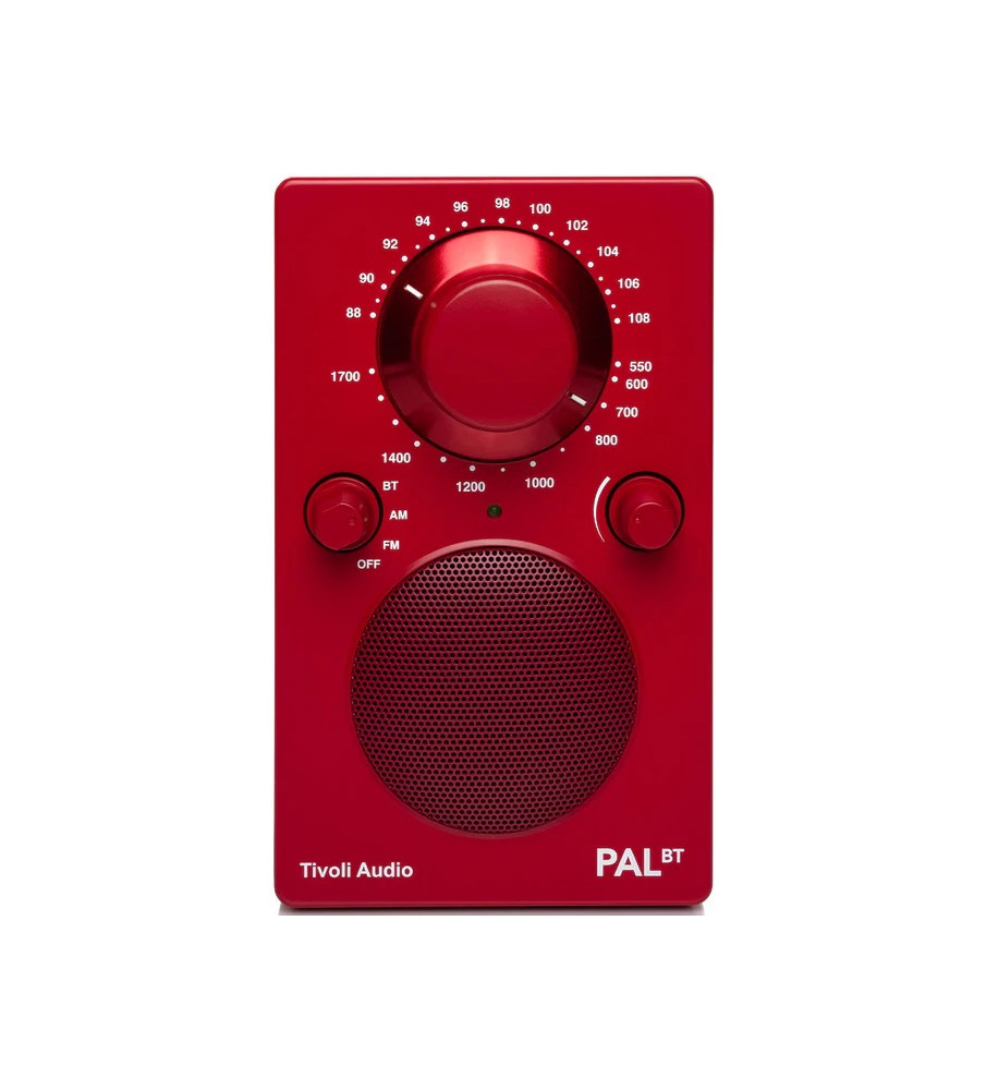 Tivoli Audio PAL BT AM/FM Bluetooth Speaker - Red