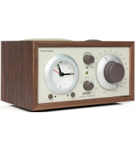 Tivoli Audio Model Three BT AM/FM Clock Radio & Bluetooth Speaker - Walnut/Beige