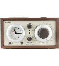 Tivoli Audio Model Three BT AM/FM Clock Radio & Bluetooth Speaker - Walnut/Beige