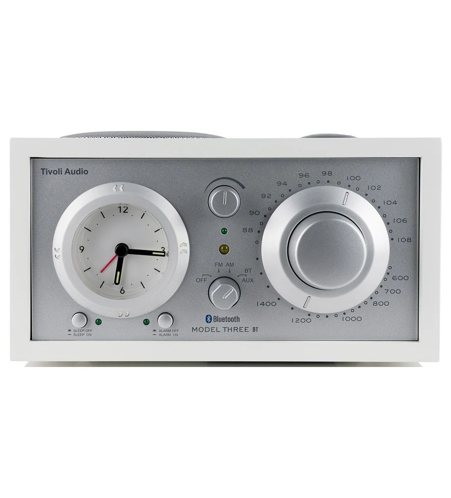 copy of Tivoli Audio Model Three BT AM/FM Clock Radio & Bluetooth Speaker - White/Silver