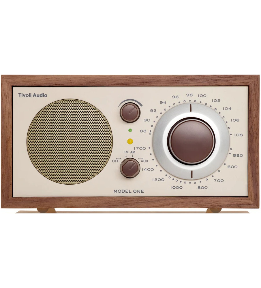 Tivoli Audio Model One AM/FM Speaker - Walnut/Beige