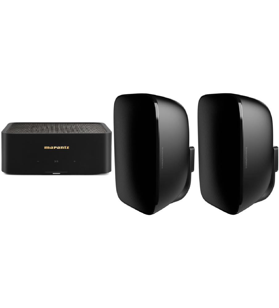 Marantz Model M1 & Bowers & Wilkins AM1 Stereo Package - Black