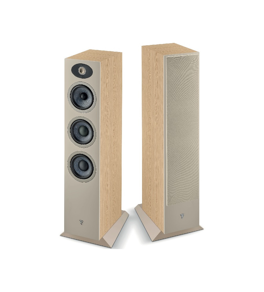 Focal Theva No.2 3-way Floorstanding Speakers - Light Wood