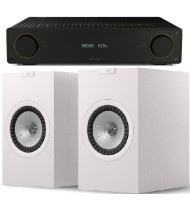 Arcam A15+ Integrated Amplifier & KEF Q3 Meta Speakers - Satin White