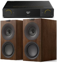Arcam A25+ Integrated Amplifier & KEF Q Concerto Meta Speakers - Walnut