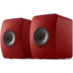 KEF LS50W Wireless II Speakers - Crimson Red